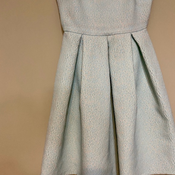 ZARA BNWT BLUE ANIMAL PRINT JACQUARD DRESS - Picture 6 of 6